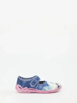 Kinder Superfit – Kinder-Hausschuh aus Textil jeans