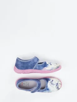 Kinder Superfit – Kinder-Hausschuh aus Textil jeans