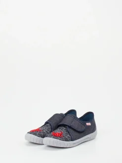 Kinder Superfit – Kinder-Hausschuh aus Textil Dunkel