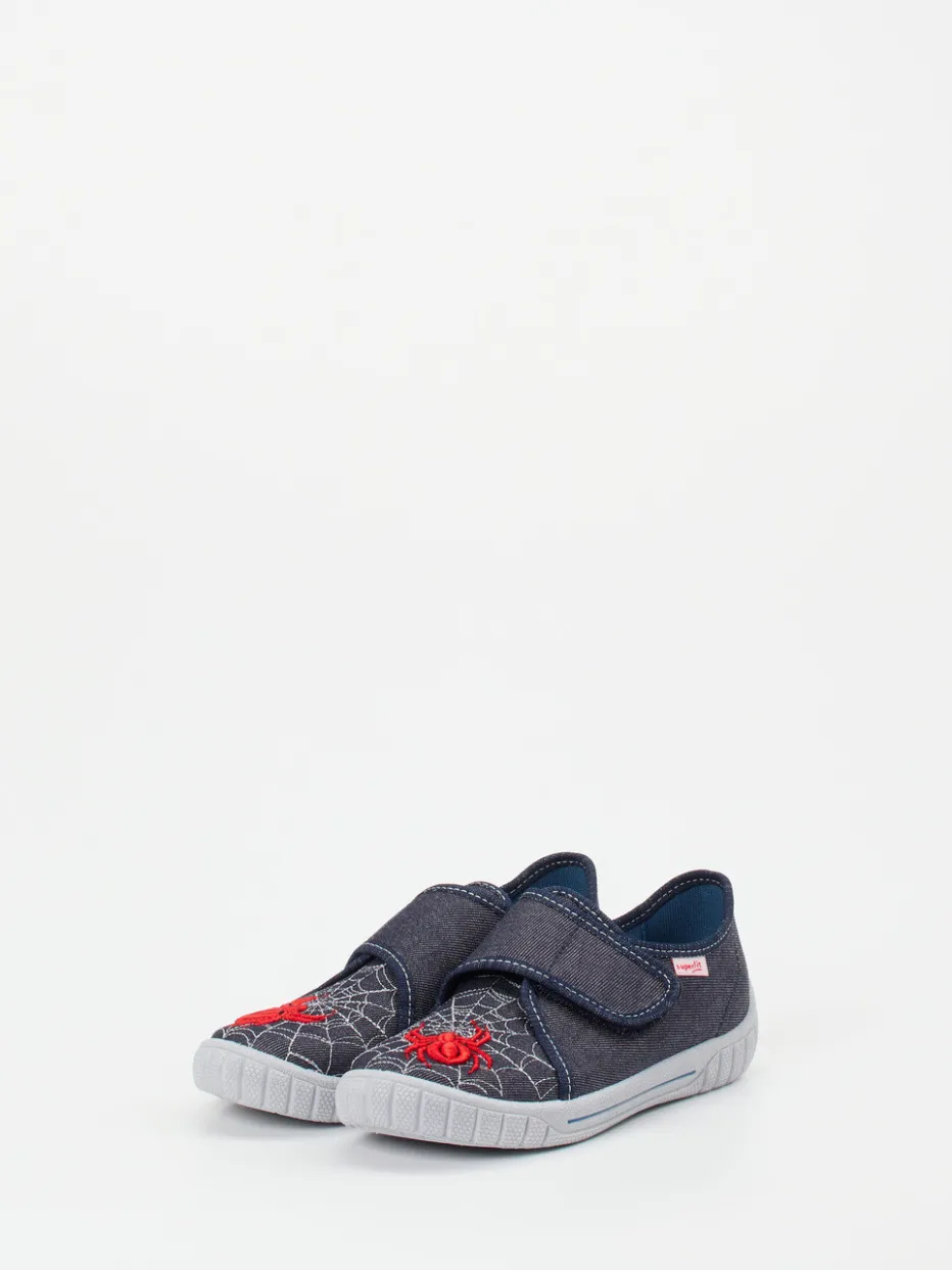 Kinder Superfit – Kinder-Hausschuh aus Textil Dunkel