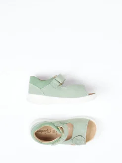 Kinder Superfit – Kindersandale aus Nubukleder salbei