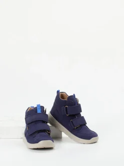 Kinder Superfit – Kinder-Sneaker aus Nubukleder Dunkel