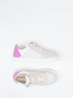 Kinder Superfit – Kinder-Sneaker aus Veloursleder Hellgrau