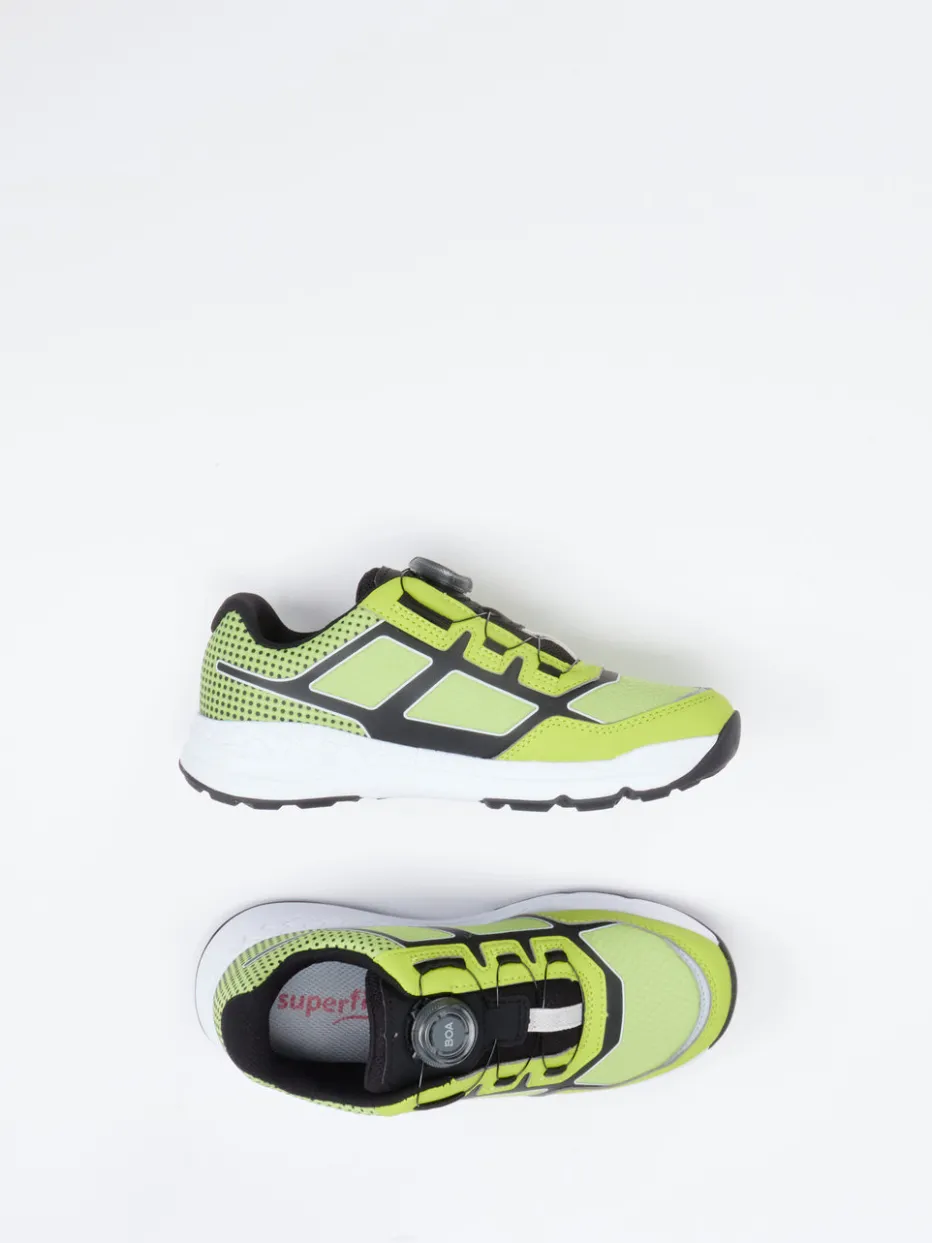 Kinder Superfit – Kinder-Sportsneaker aus Textil in Neon