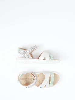 Kinder Superfit – Klettsandale aus geprägtem Leder