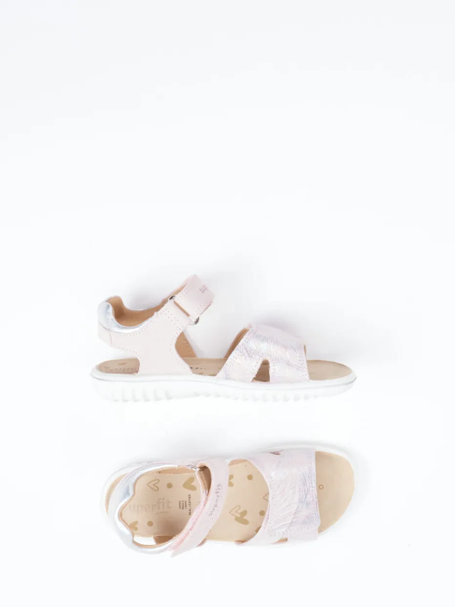 – Klettsandale aus geprägtem Leder*Superfit