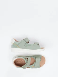 Kinder Superfit – Klettsandale aus Nubukleder salbei