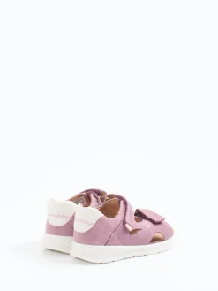 Kinder Superfit – Klettsandale aus Nubukleder fliederfarben