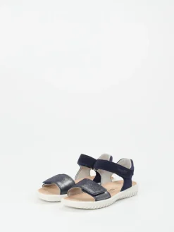 Kinder Superfit – Klettsandale aus Veloursleder Dunkel