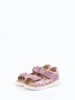 – Klettsandalen aus Veloursleder in Rosa*Superfit New