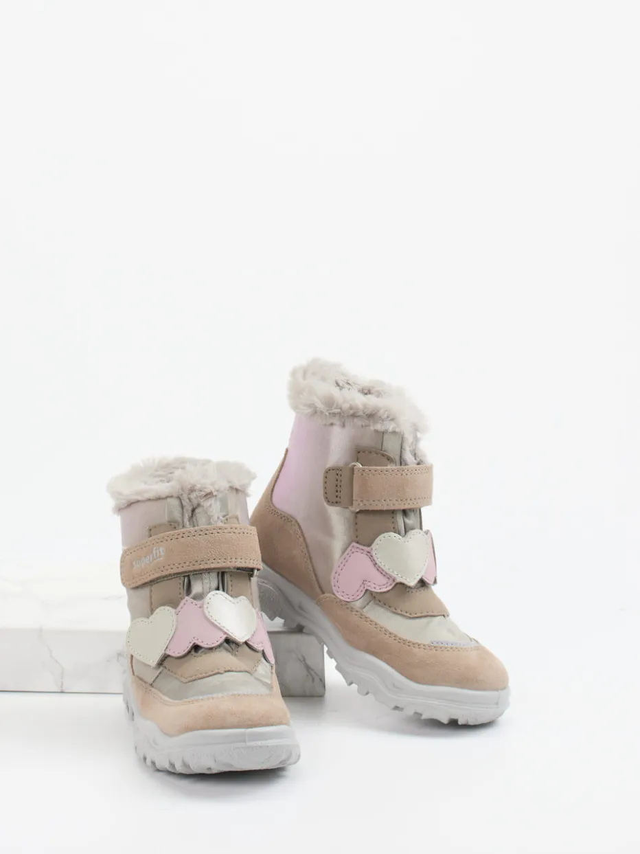 Kinder Superfit – Lauflernboot aus Veloursleder beige