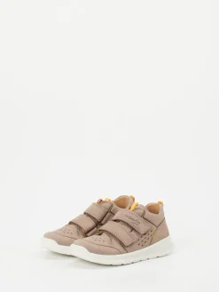 Kinder Superfit – Lauflernschuhe aus Nubukleder Taupe