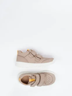 Kinder Superfit – Lauflernschuhe aus Nubukleder Taupe