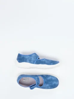 Kinder Superfit – Mary Janes aus Textil in Jeans