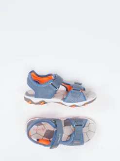 Kinder Superfit – Outdoor-Sandale aus Veloursleder Jeans