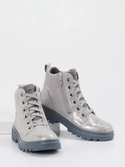 – Schnürboots aus Metallicleder farben*Superfit Online