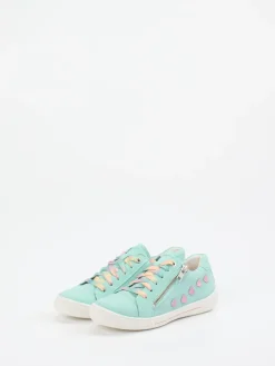 Kinder Superfit – Sneaker aus Veloursleder in Mint