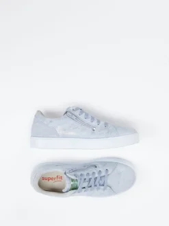 Kinder Superfit – Sneaker aus Veloursleder Pastell