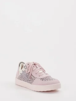 Kinder Superfit – Sneaker aus Veloursleder in Rosé