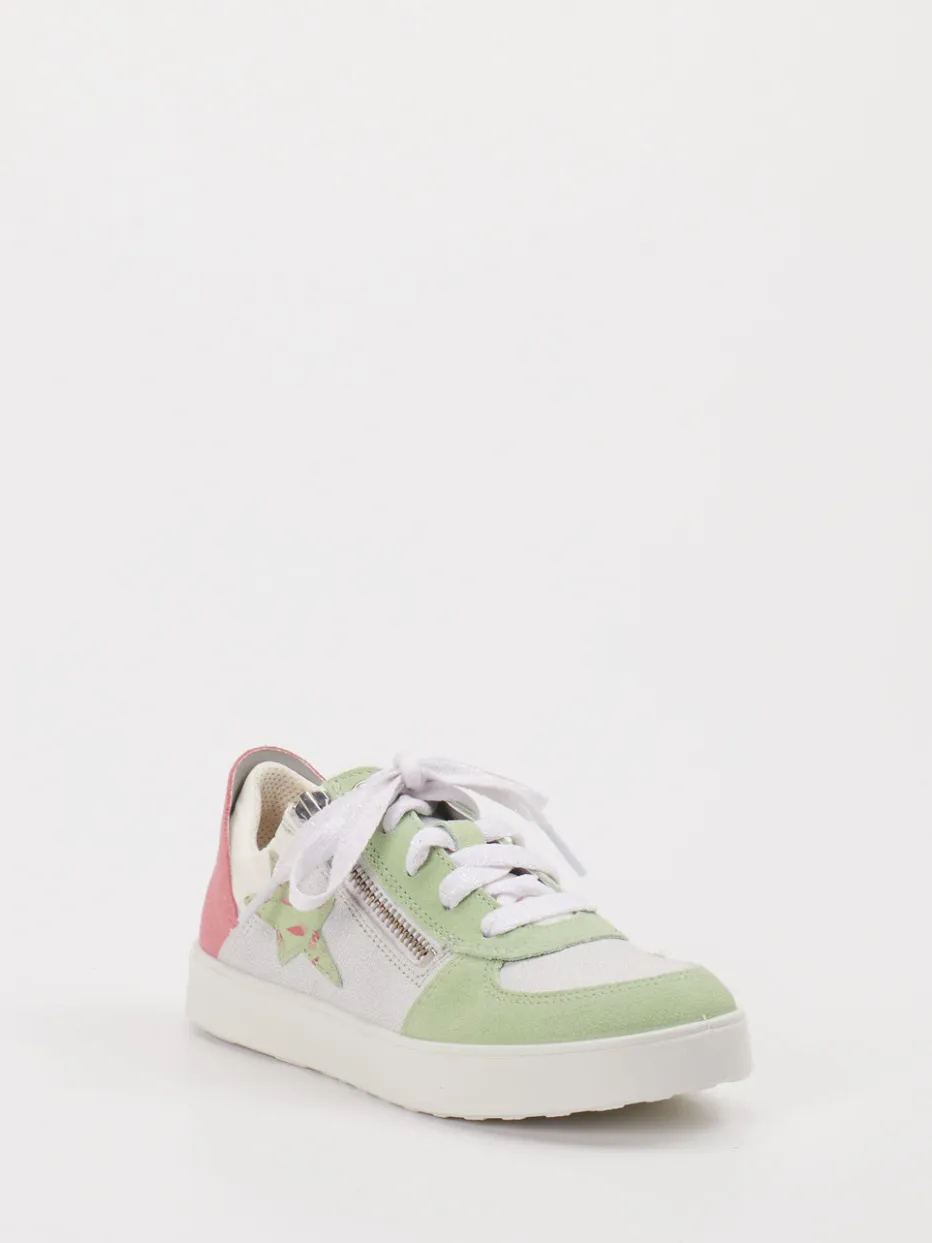 Kinder Superfit – Sneaker aus Veloursleder Pastell