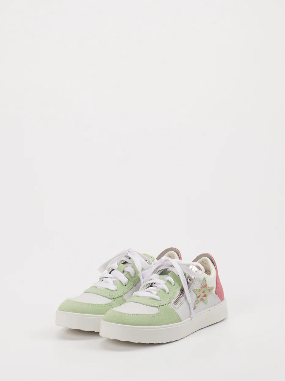 Kinder Superfit – Sneaker aus Veloursleder Pastell