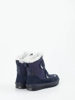 Kinder Superfit – Winterboots aus Veloursleder Dunkel
