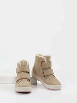 Kinder Superfit – Winterboots aus Veloursleder beige