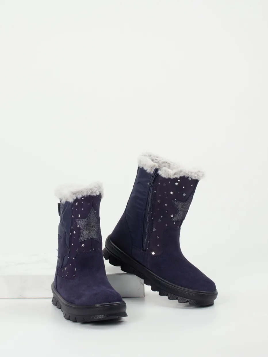 – Winterstiefel aus Veloursleder Dunkel*Superfit Outlet