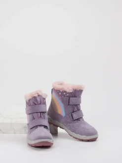 – Winterstiefel aus Veloursleder Flieder*Superfit Best