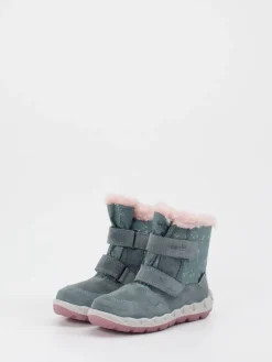 Kinder Superfit – Winterstiefel aus Veloursleder grau