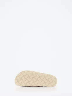 Kinder Superfit – Zwei-Riemen-Pantolette aus Synthetik Beige