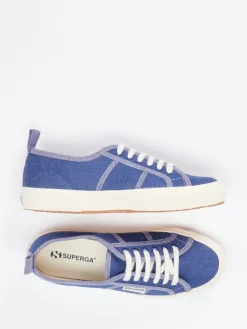 – Canvas-Sneaker aus Baumwolltextil jeans*Superga Best