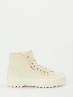 – High-Top Sneaker aus Leder in*Superga