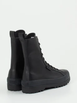 Damen Superga – Schnürboots aus Kalbleder