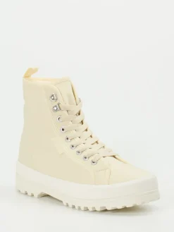 – Schnürboots aus Lammleder in*Superga