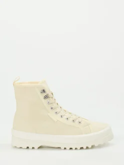 – Schnürboots aus Lammleder in*Superga