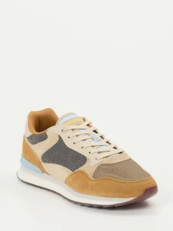 Herren THE HOFF BRAND – Retro-Sneaker aus Veloursleder Beige
