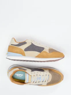 Herren THE HOFF BRAND – Retro-Sneaker aus Veloursleder Beige