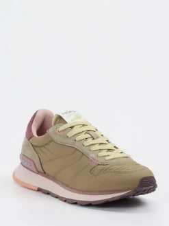 Damen THE HOFF BRAND – Retro-Sneaker aus Veloursleder/Textil