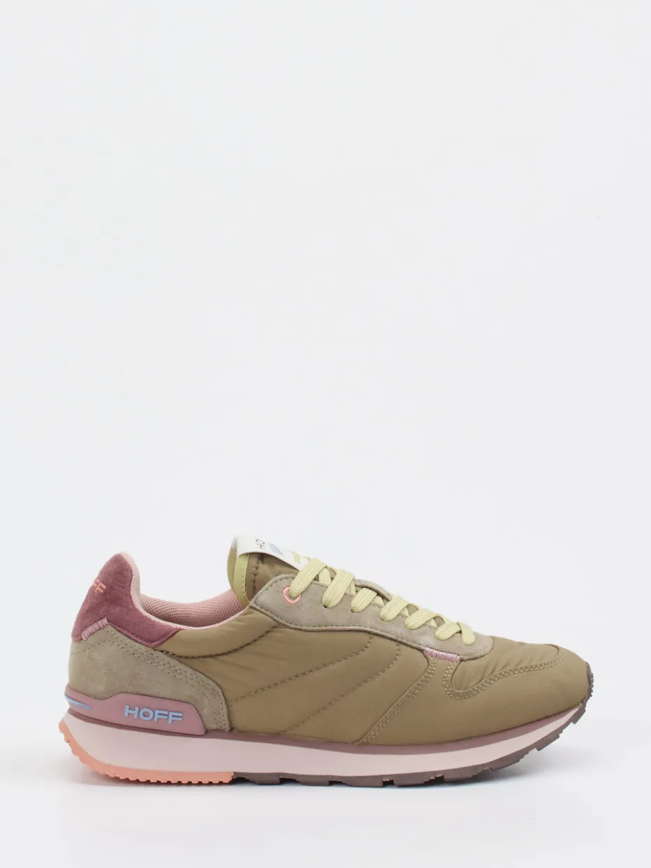 Damen THE HOFF BRAND – Retro-Sneaker aus Veloursleder/Textil