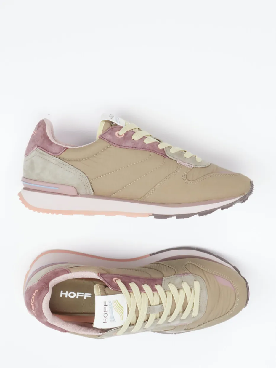 Damen THE HOFF BRAND – Retro-Sneaker aus Veloursleder/Textil