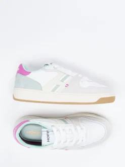 Damen THE HOFF BRAND – Retro-Sneaker aus Kalbleder Offwhite
