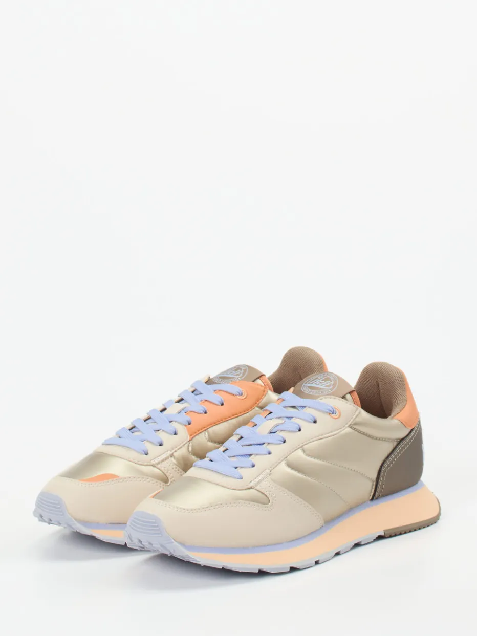 Damen THE HOFF BRAND – Sneaker aus Velour und Metallicleder