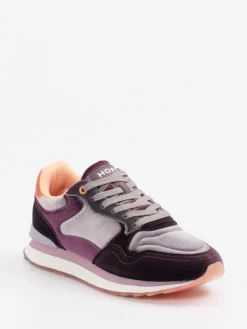 – Sneaker aus Veloursleder Pflaume*THE HOFF BRAND Outlet