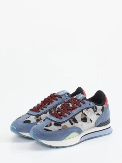 Damen THE HOFF BRAND – Sneaker aus Veloursleder gemustert