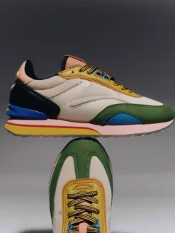 Damen THE HOFF BRAND – Sneaker aus Textil und Veloursleder color