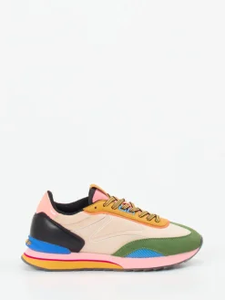 Damen THE HOFF BRAND – Sneaker aus Textil und Veloursleder color