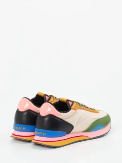 Damen THE HOFF BRAND – Sneaker aus Textil und Veloursleder color