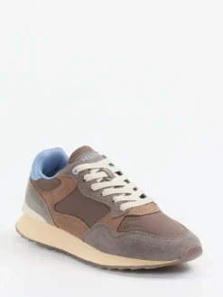 Damen THE HOFF BRAND – Sneaker Amsterdam aus Veloursleder und Textil