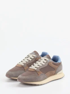 Damen THE HOFF BRAND – Sneaker Amsterdam aus Veloursleder und Textil